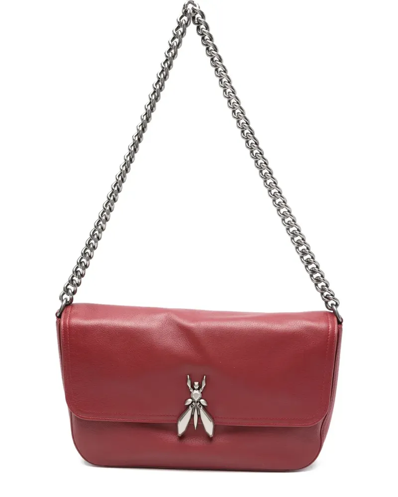 Patrizia Pepe Schultertasche mit Fly-Schild - Rot Rot
