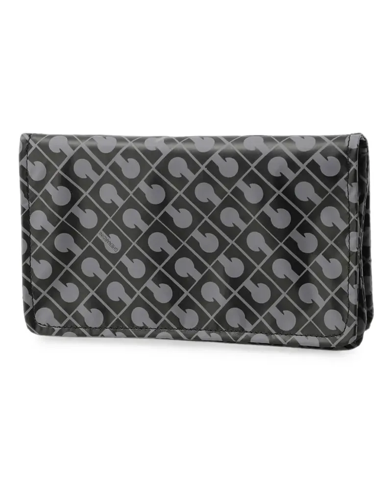 Gherardini Kosmetiktasche mit Logo-Print - Schwarz Schwarz