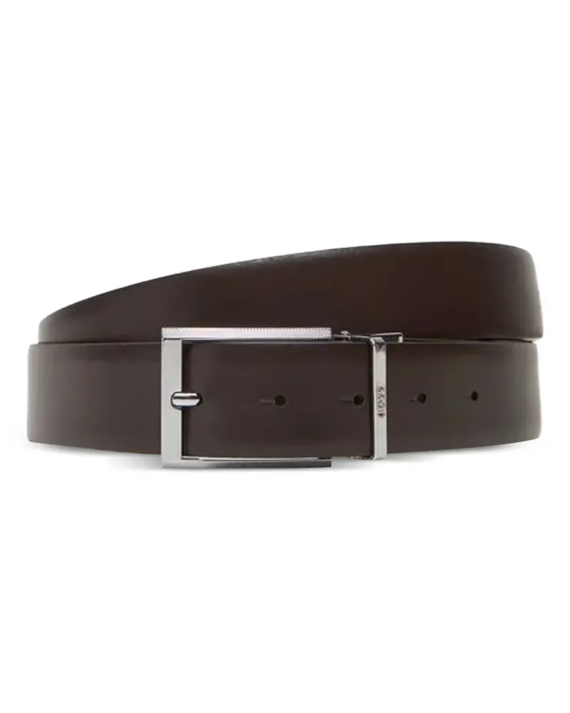 HUGO BOSS Wendbarer Ledergürtel - Braun Braun