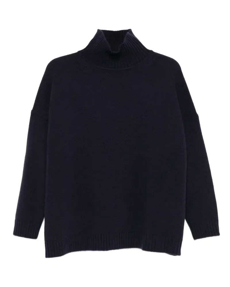 Max Mara high-neck virgin wool jumper - Blau Blau