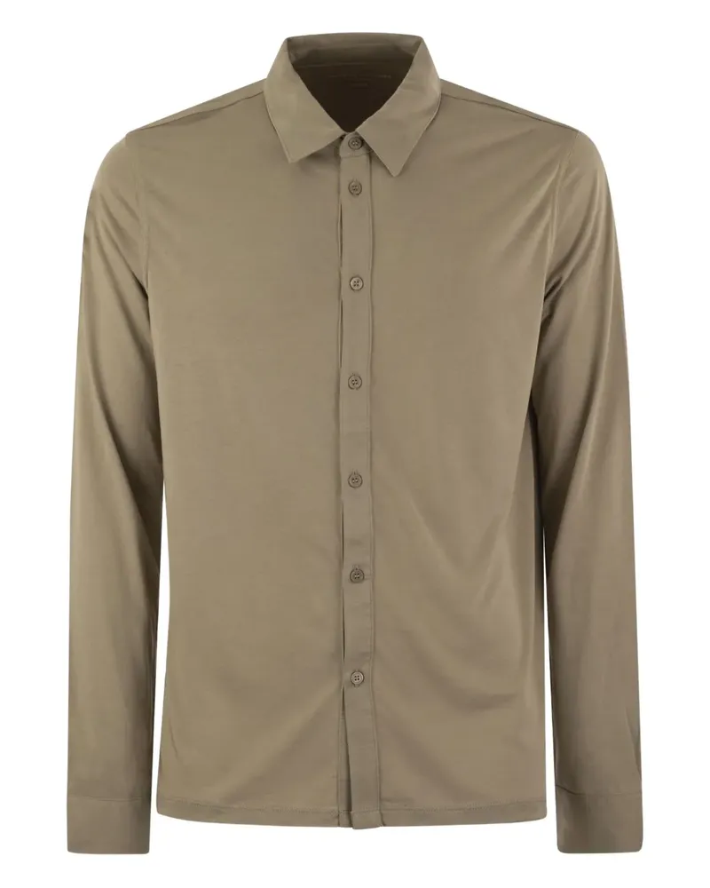 Majestic Langärmeliges Hemd - Nude Nude