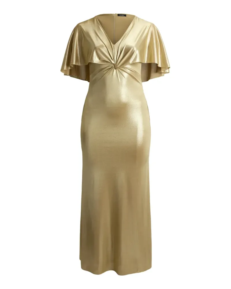 Ralph Lauren Cape-Maxikleid mit Twist-Front - Gold Gold