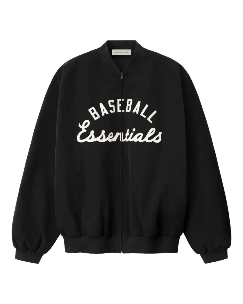 Fear of God MLB logo-print bomber jacket - Schwarz Schwarz