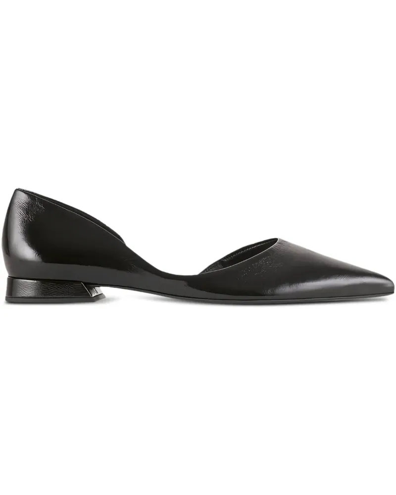 Högl Vivien Ballerinas mit spitzer Kappe - Schwarz Schwarz