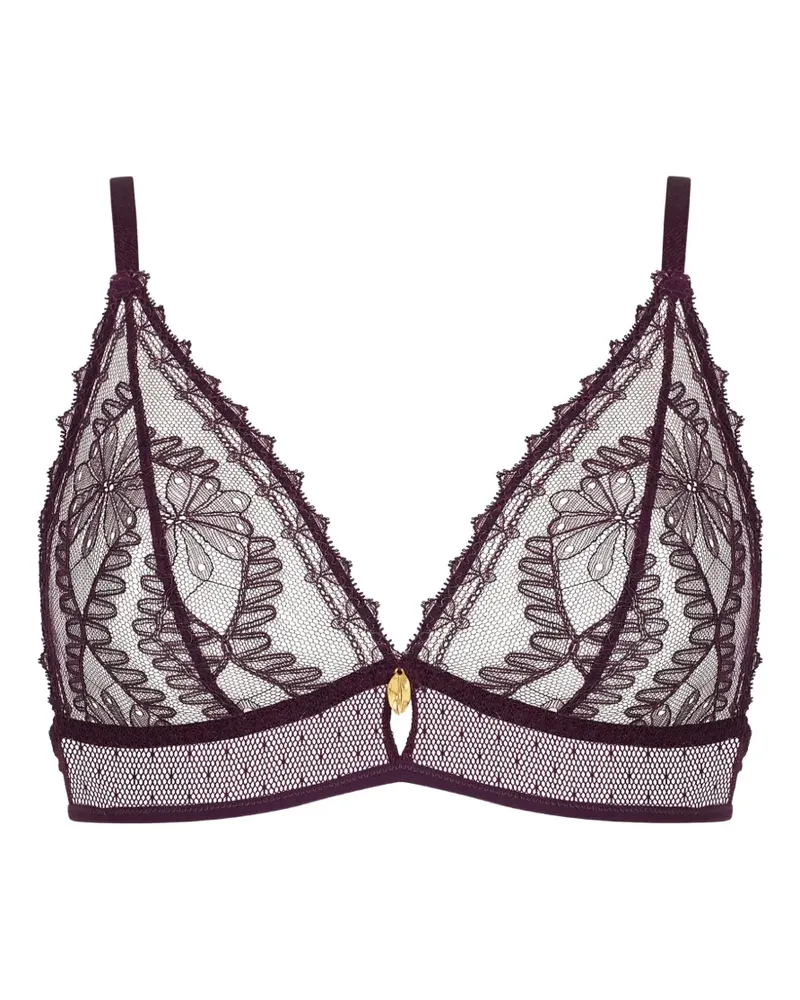 Aubade Mystery of Love Triangel-BH mit Spitzenstickerei - Violett Violett