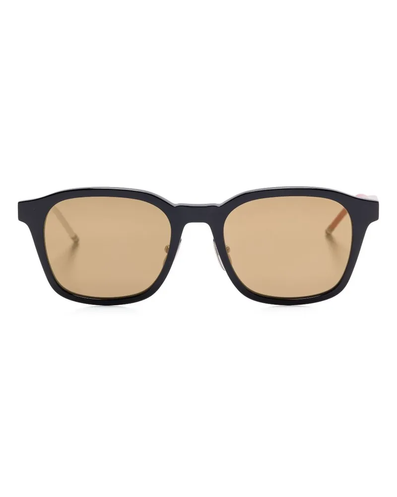 Thom Browne Sonnenbrille mit eckigem Gestell - 964 NAVY WITH RED AND WHITE 964