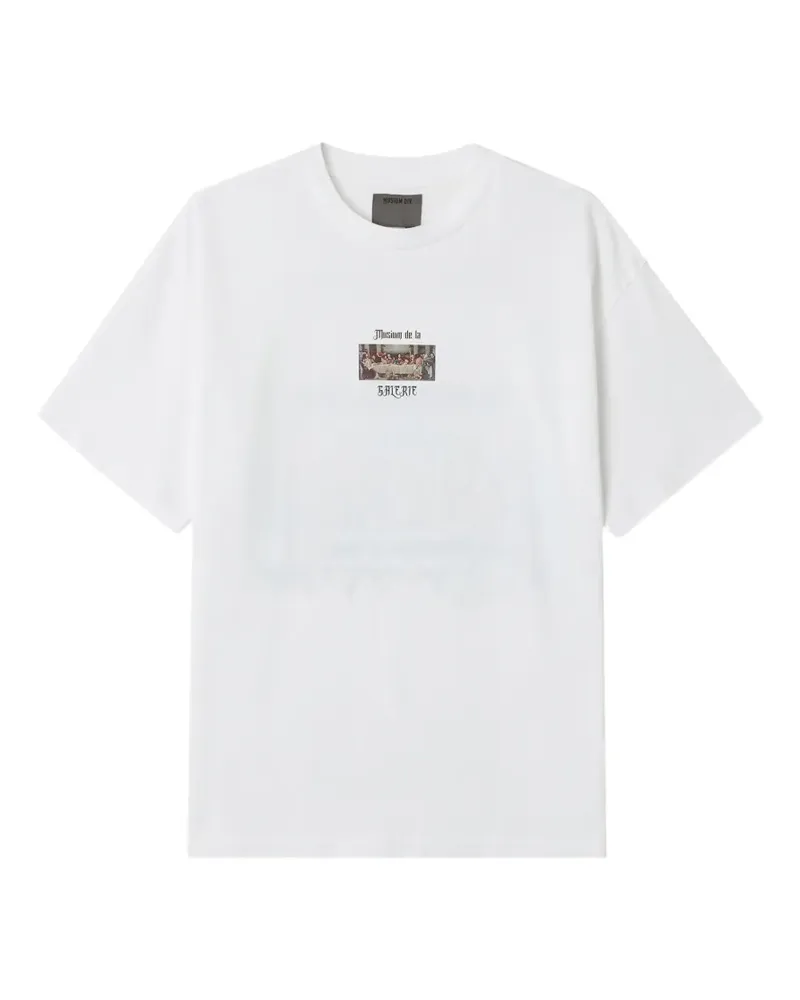 Musium Div. T-Shirt mit grafischem Print - Weiß Weiß