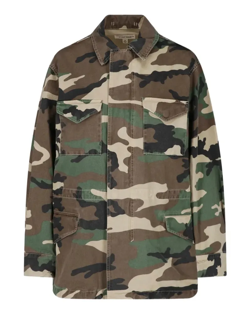 Nili Lotan Sacha Jacke mit Camouflage-Print - Grün Grün
