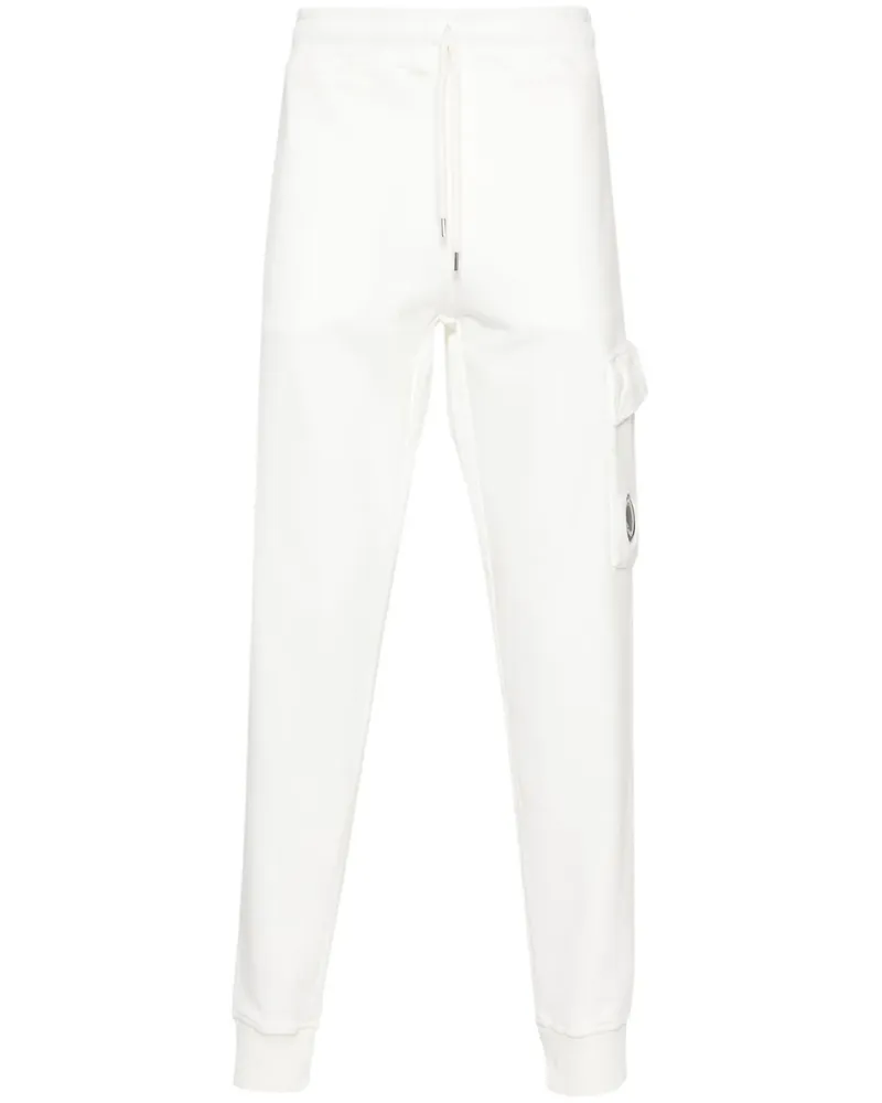 C.P. Company Jogginghose mit Linsen-Detail - Weiß Weiß