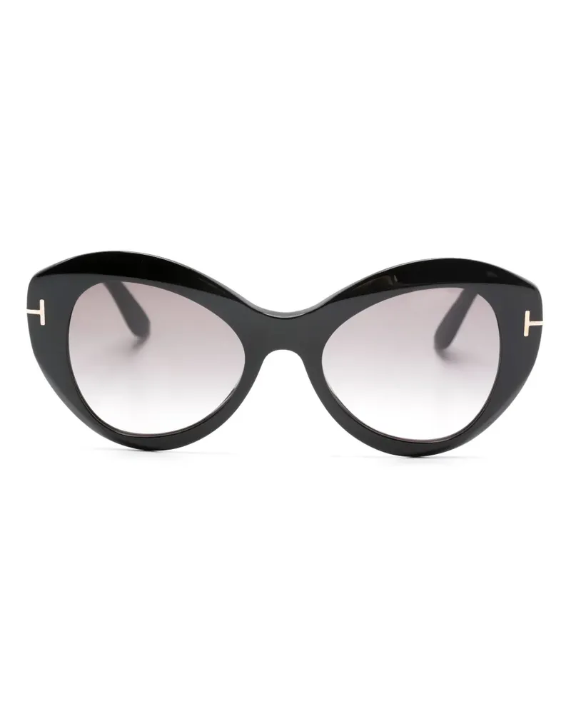Tom Ford Guinivere Cat-Eye-Sonnenbrille - Schwarz Schwarz