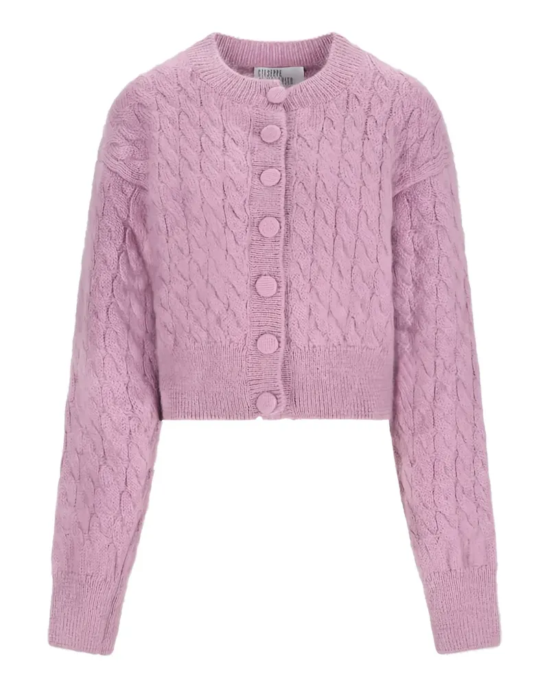 Giuseppe di Morabito Cardigan mit Zopfmuster - Rosa Rosa