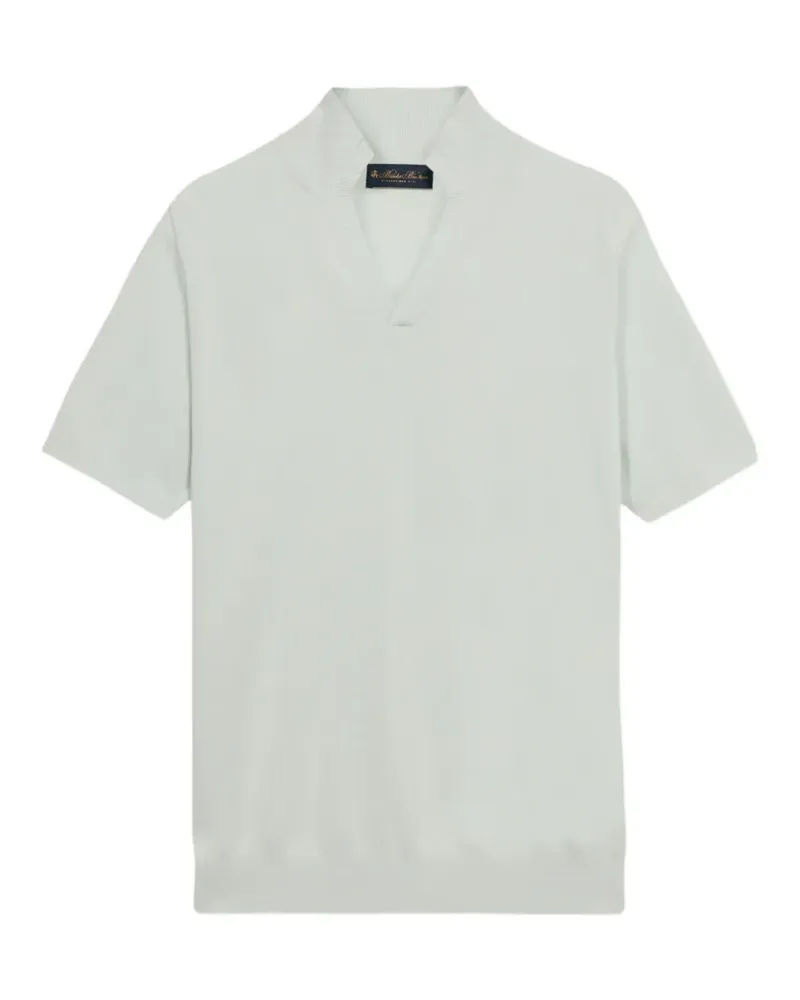 Brooks Brothers Hemd mit offenem Kragen - Grün Grün