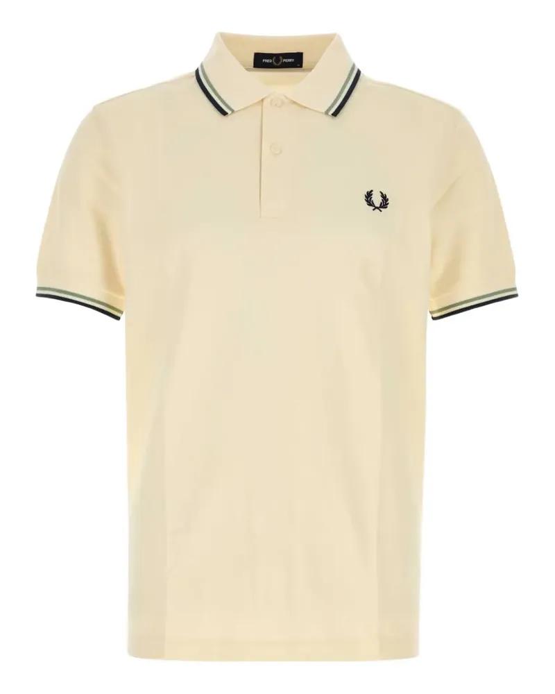Fred Perry Poloshirt mit Streifendetails - Nude Nude