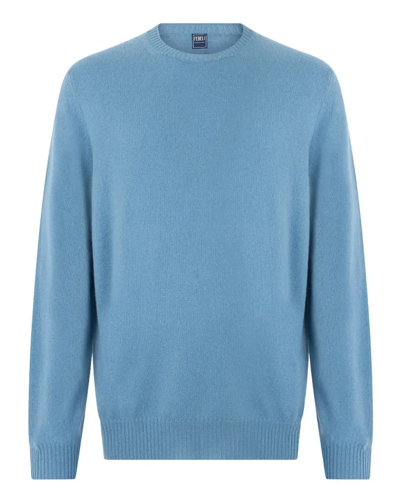 Fedeli cashmere round-neck sweater - Blau Blau