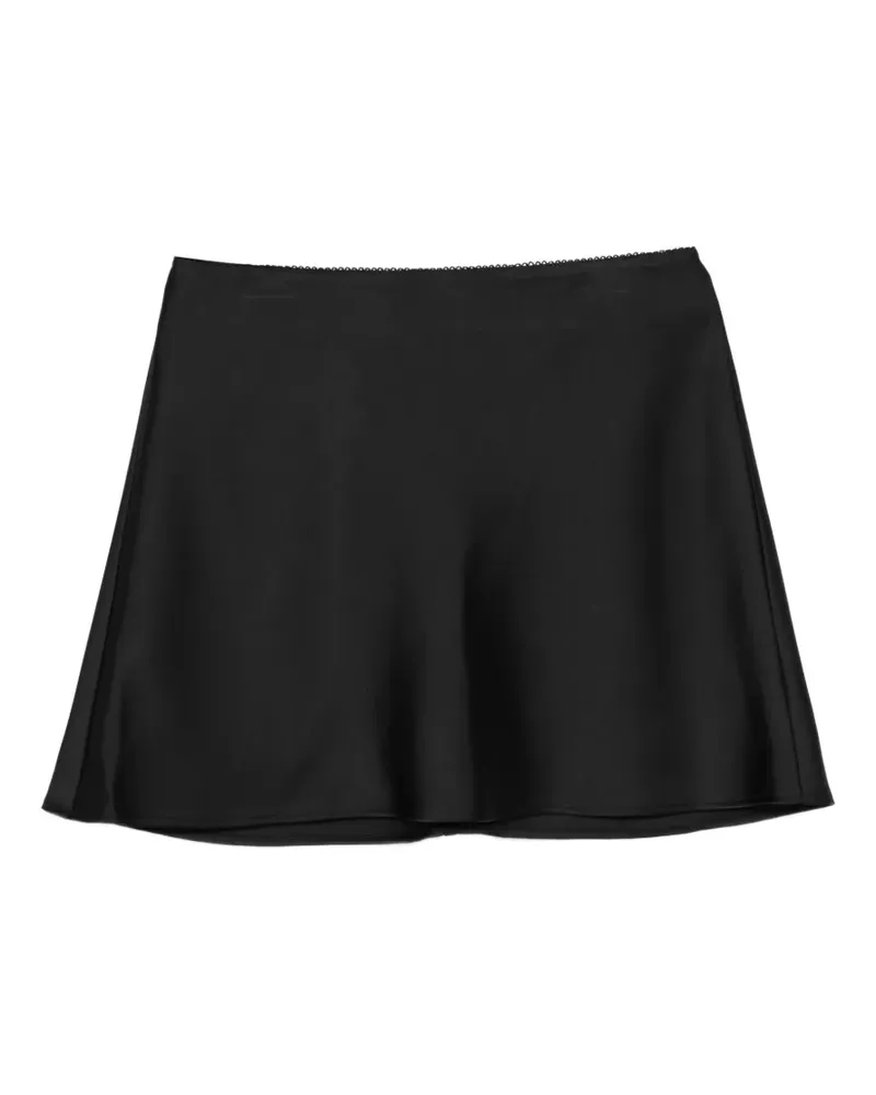 Dunst Klassischer Minirock - Schwarz Schwarz