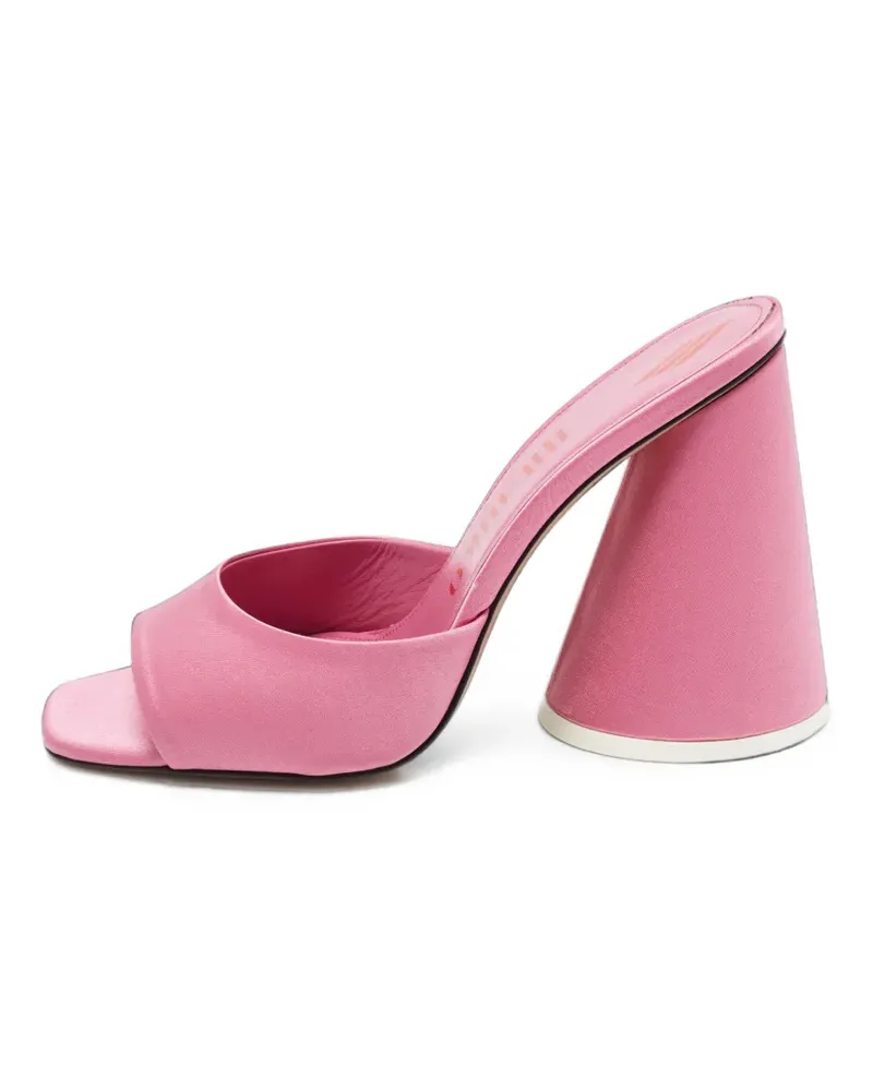 ATTICO Devon block-heel sandals - Rosa Rosa