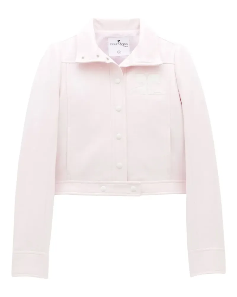 Courrèges logo-detail jacket - Rosa Rosa