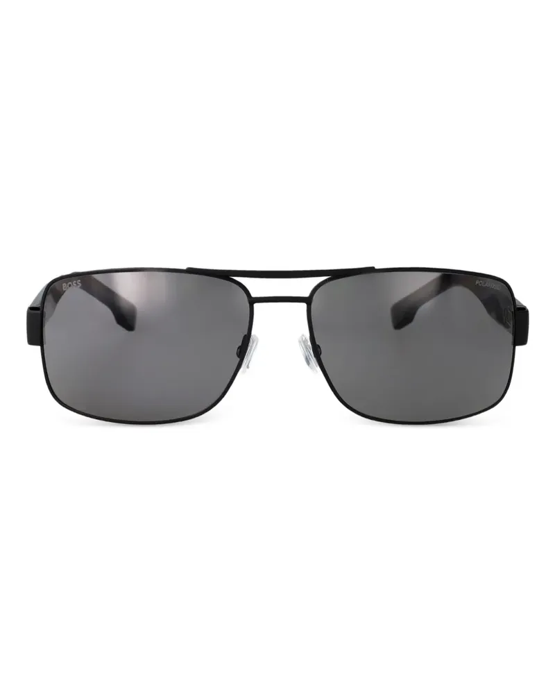 HUGO BOSS Getönte Pilotenbrille - Schwarz Schwarz