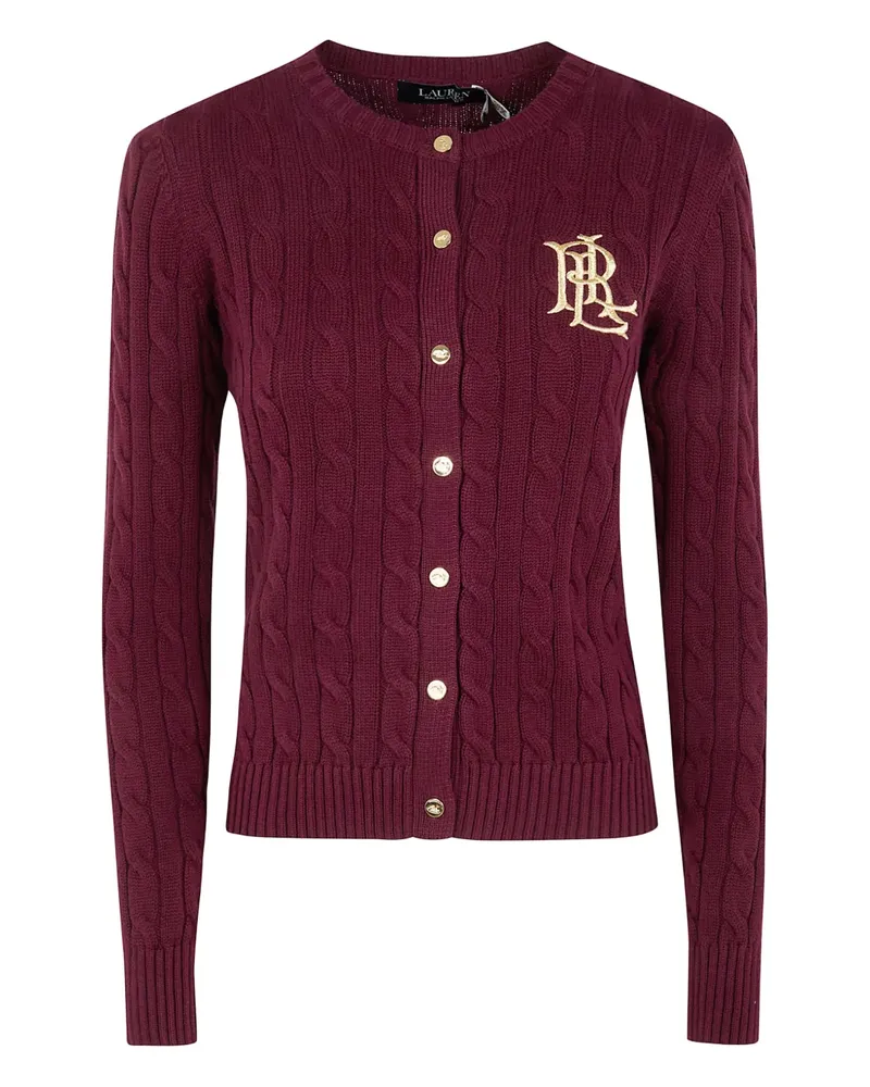 Ralph Lauren cable-knit button cardigan - Rot Rot