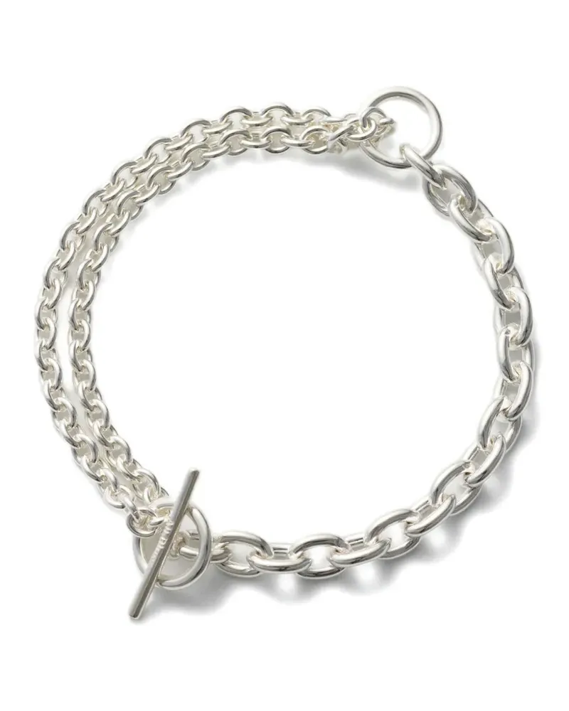ALL BLUES Armband im Layering-Look - Silber Silber