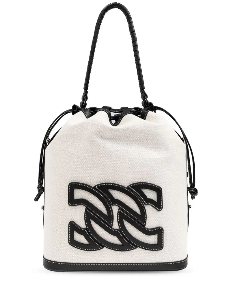 Casadei Beuteltasche aus Baumwoll-Canvas - Nude Nude