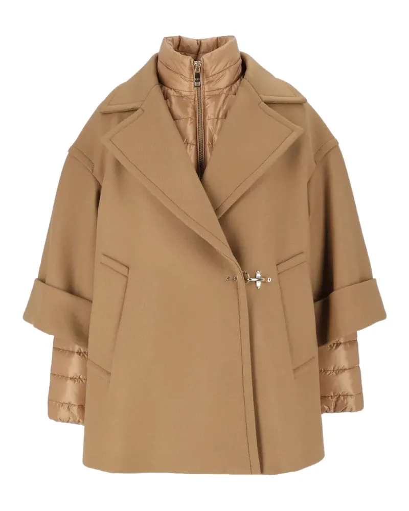 Fay Jacke im Layering-Look mit Karabinerverschluss - Nude Nude