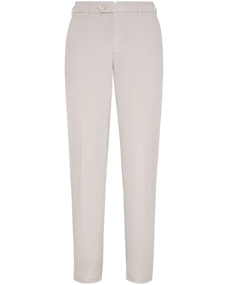 Brunello Cucinelli Hose mit Tapered-Bein - Nude Nude