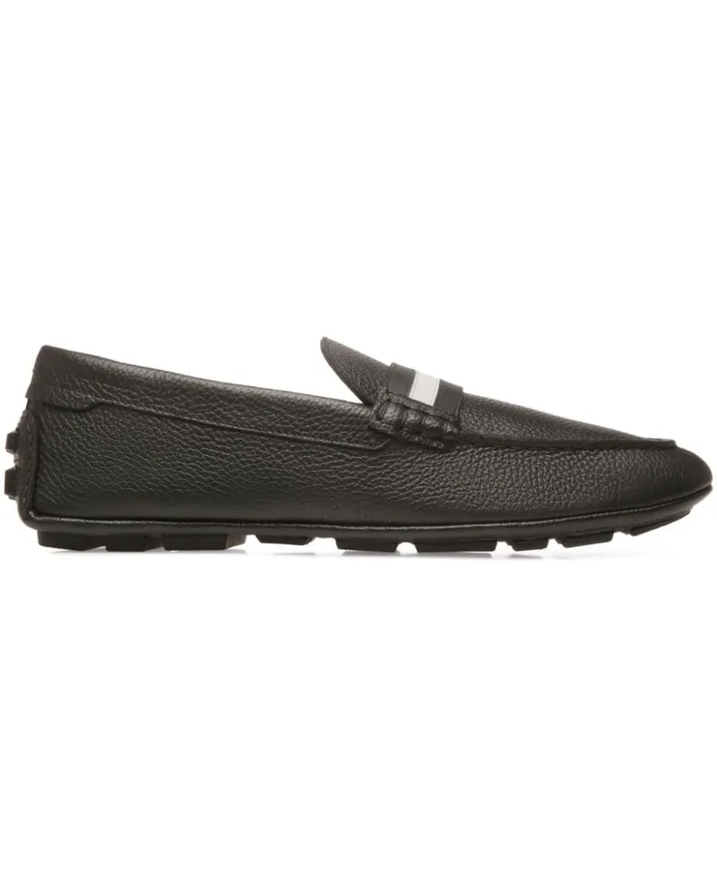 Bally Loafer mit mandelförmiger Kappe - Schwarz Schwarz