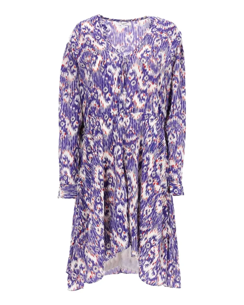 Isabel Marant Midikleid mit Print - Violett Violett