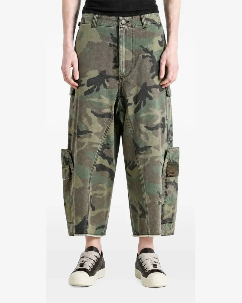 VETEMENTS Cargohose mit Camouflage-Print - Grün Grün