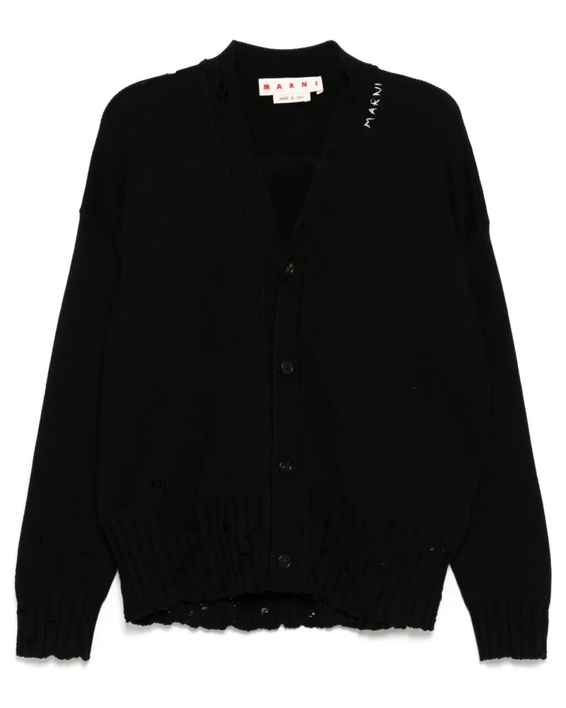 Marni Disheveled Pullover - Schwarz Schwarz