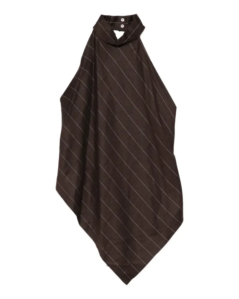Helmut Lang Neckholder-Top - Braun Braun