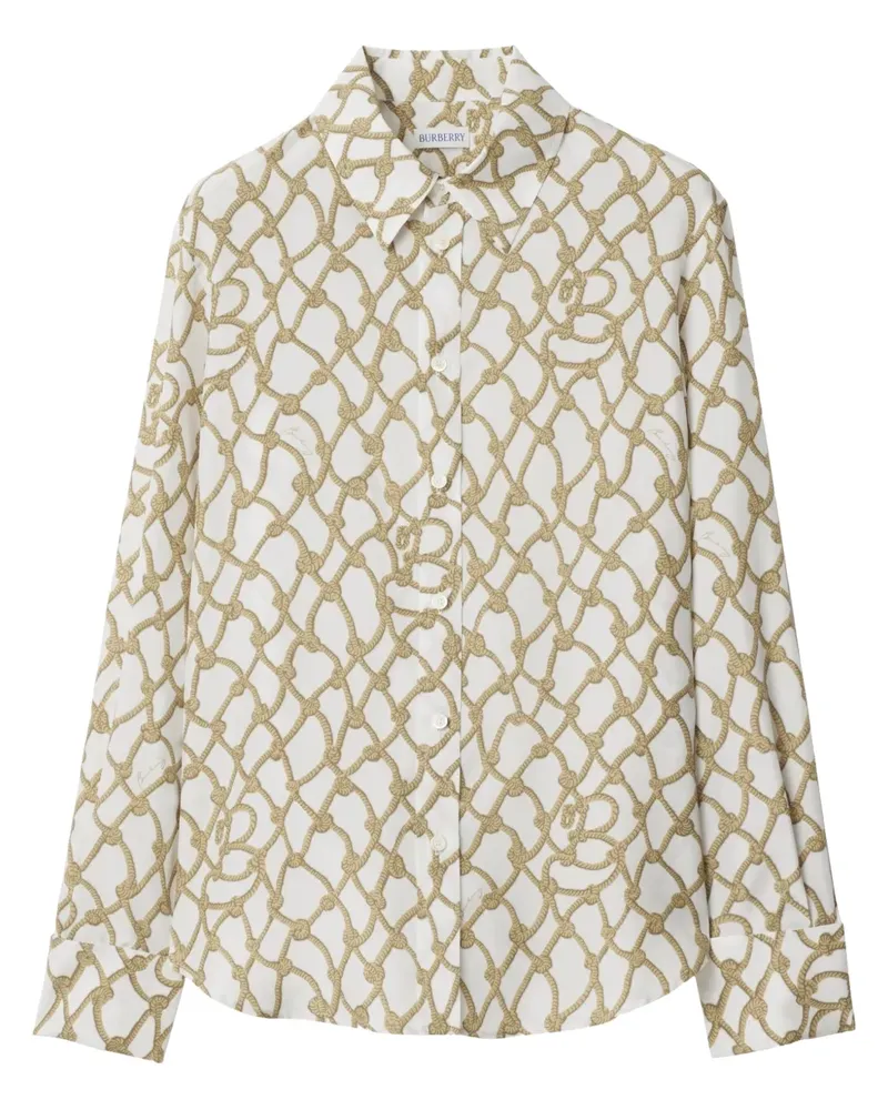 Burberry Knot Hemd - Weiß Weiß