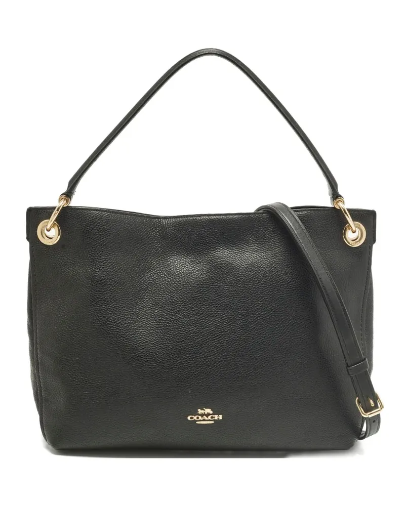 Coach leather shoulder bag - Schwarz Schwarz