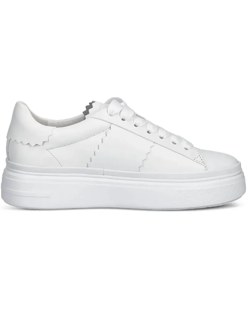 Kennel & Schmenger Dive Sneakers mit Wellendetail - Weiß Weiß