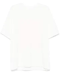 Issey Miyake T-Shirt mit grafischem Print Weiß