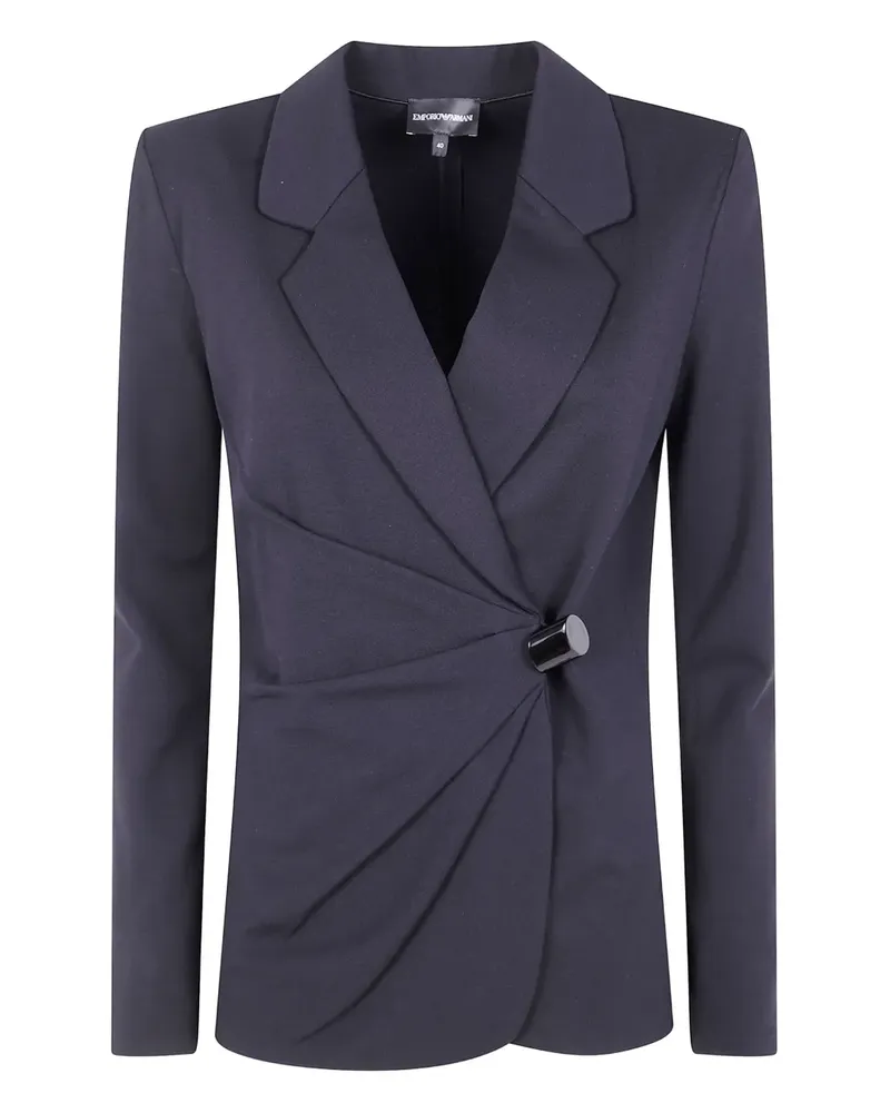 Emporio Armani Jacke mit Knopfdetails - Schwarz Schwarz