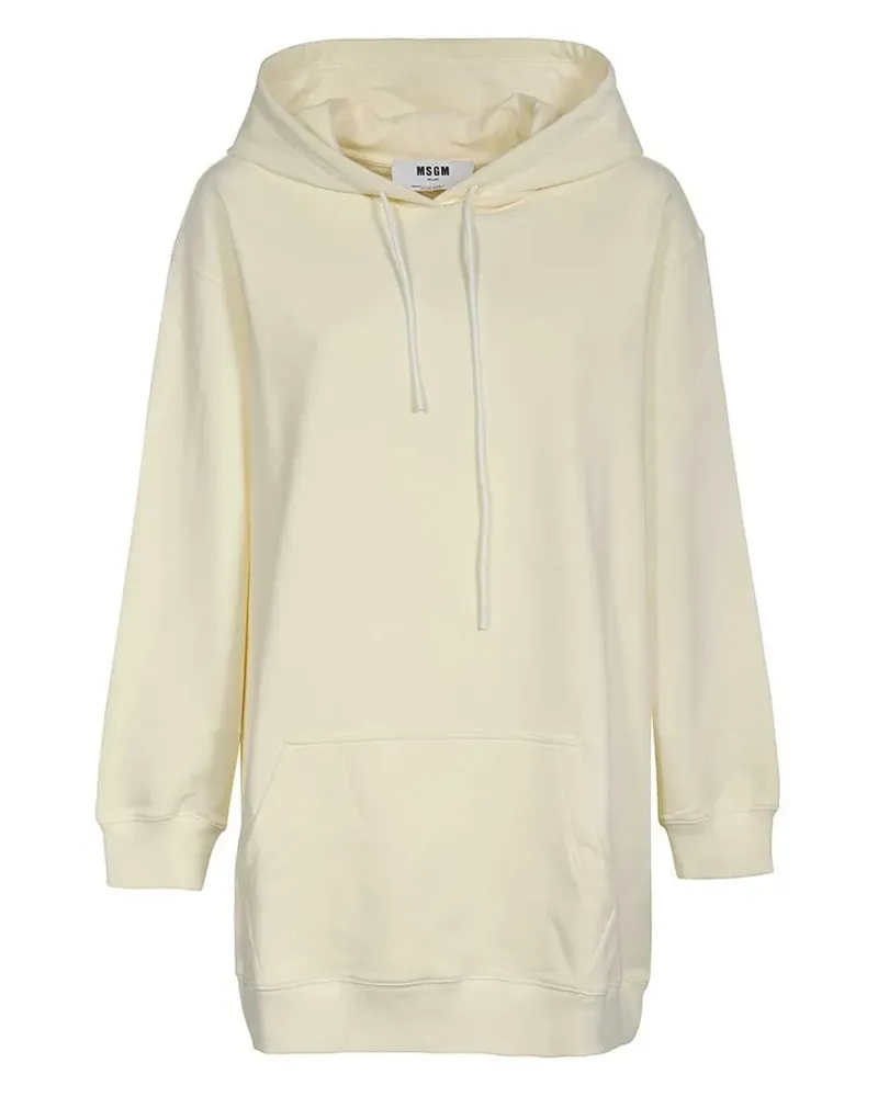 MSGM Klassischer Hoodie - Weiß Weiß