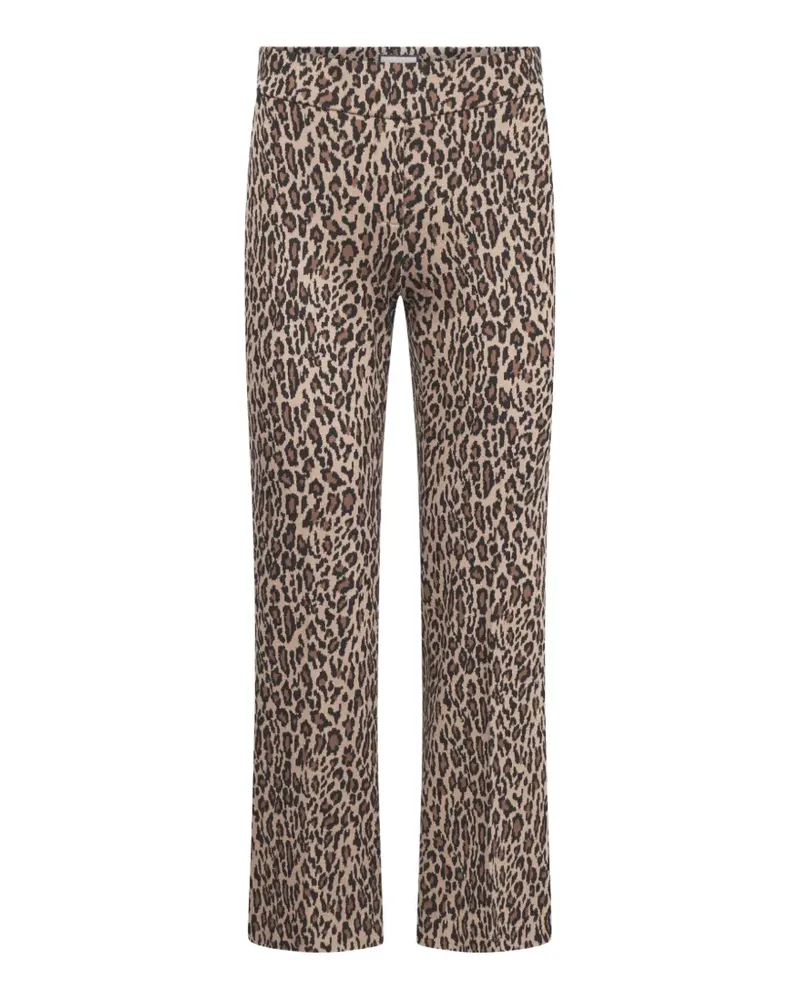 SEDUCTIVE  Hose mit Animal-Print - Nude Nude
