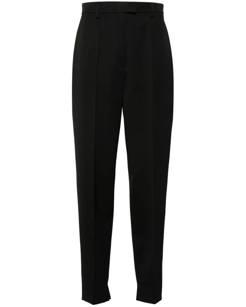 Prada Tapered-Hose mit Bügelfalten - Schwarz Schwarz