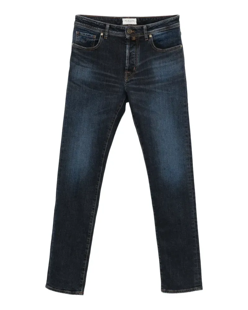 Jacob Cohën Jeans mit Logo-Patch - Blau Blau