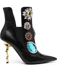 Moschino Pumps mit Kristallen 110mm Schwarz