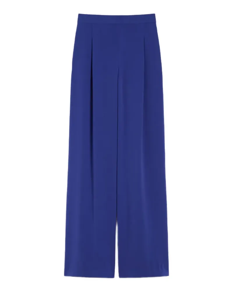 Max Mara high-waist pleated trousers - Blau Blau
