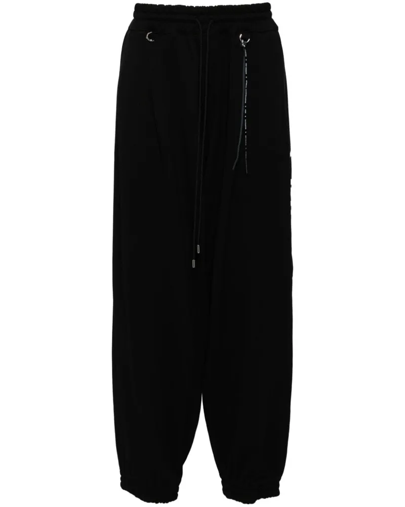 Mastermind World Jumbo Jogginghose mit weitem Schnitt Schwarz
