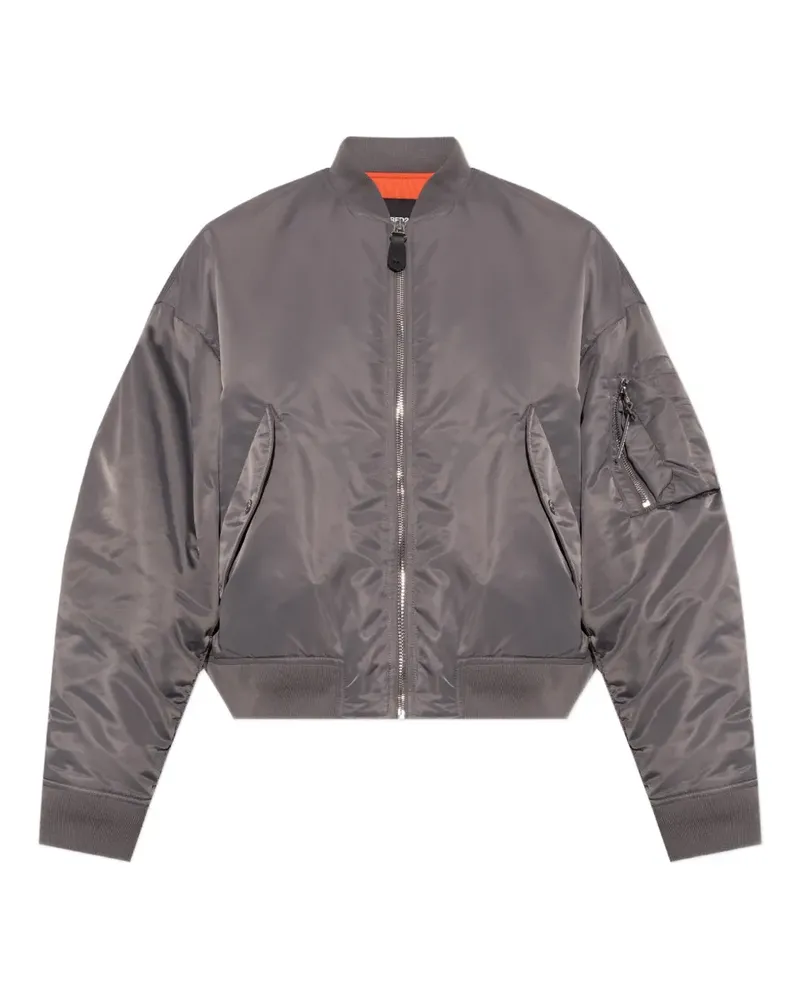 Dsquared2 Bomberjacke mit Logo-Patch - Grau Grau