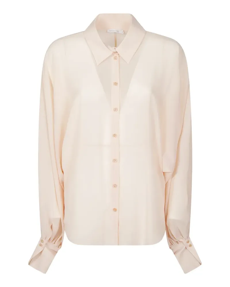 Patrizia Pepe long-sleeve buttoned shirt - Nude Nude