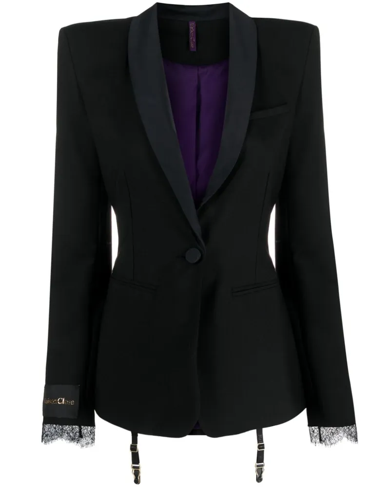 Maison Close Klassischer Blazer Schwarz