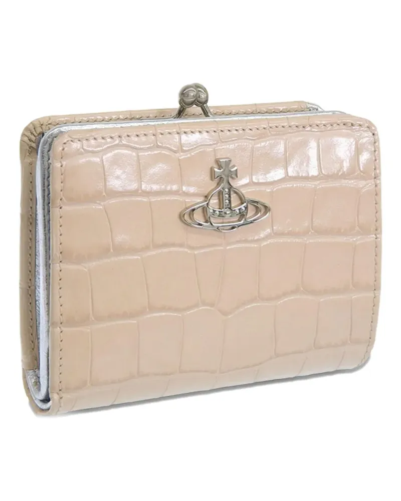 Vivienne Westwood Portemonnaie mit Logo - Nude Nude