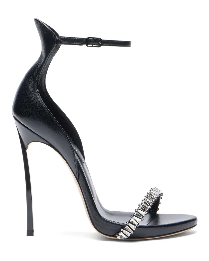 Casadei Sandalen mit Strass - Schwarz Schwarz