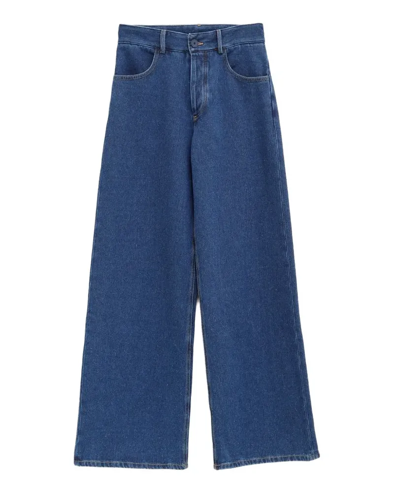Baserange wide-leg jeans - Blau Blau